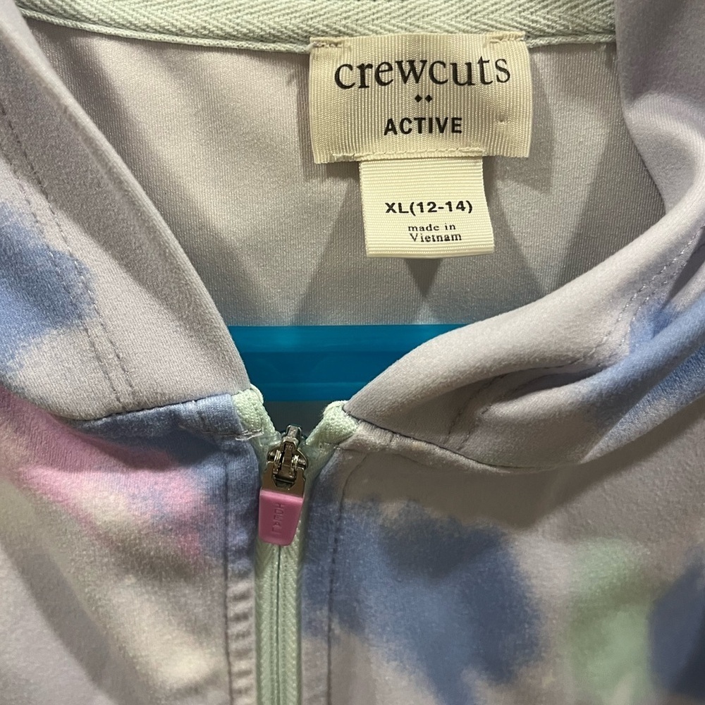 J. Crew Crewcuts Active Girl's Tie-Dye Jacket - Size XL - Picture 3 of 9